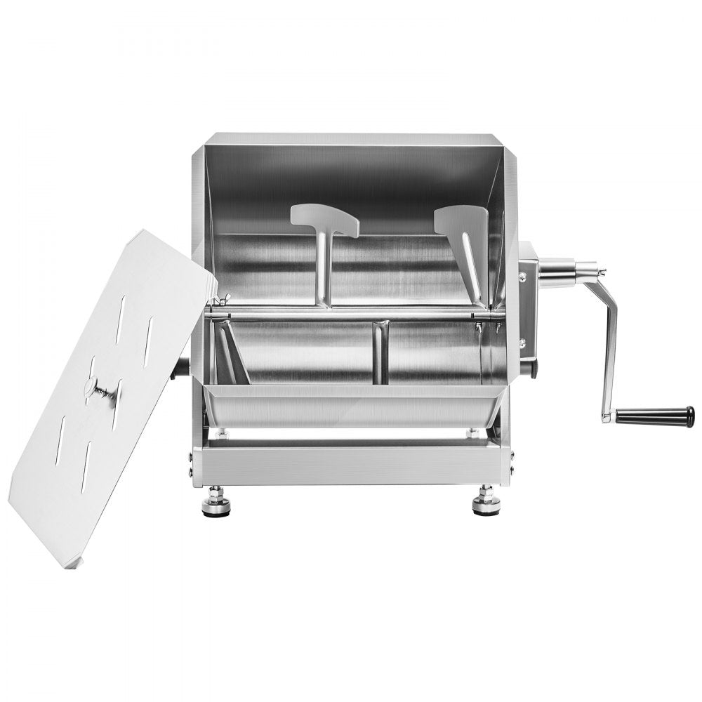 BME30-T - 60lb Stainless Steel Manual Meat Mixer with Tilt Design