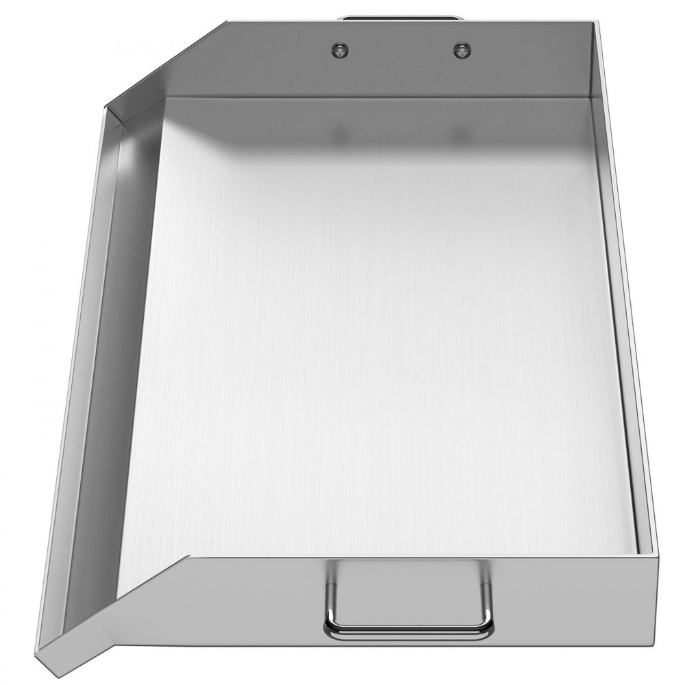 010591584047 - 36" x 22" Stainless Steel Griddle for BBQ & Cooking