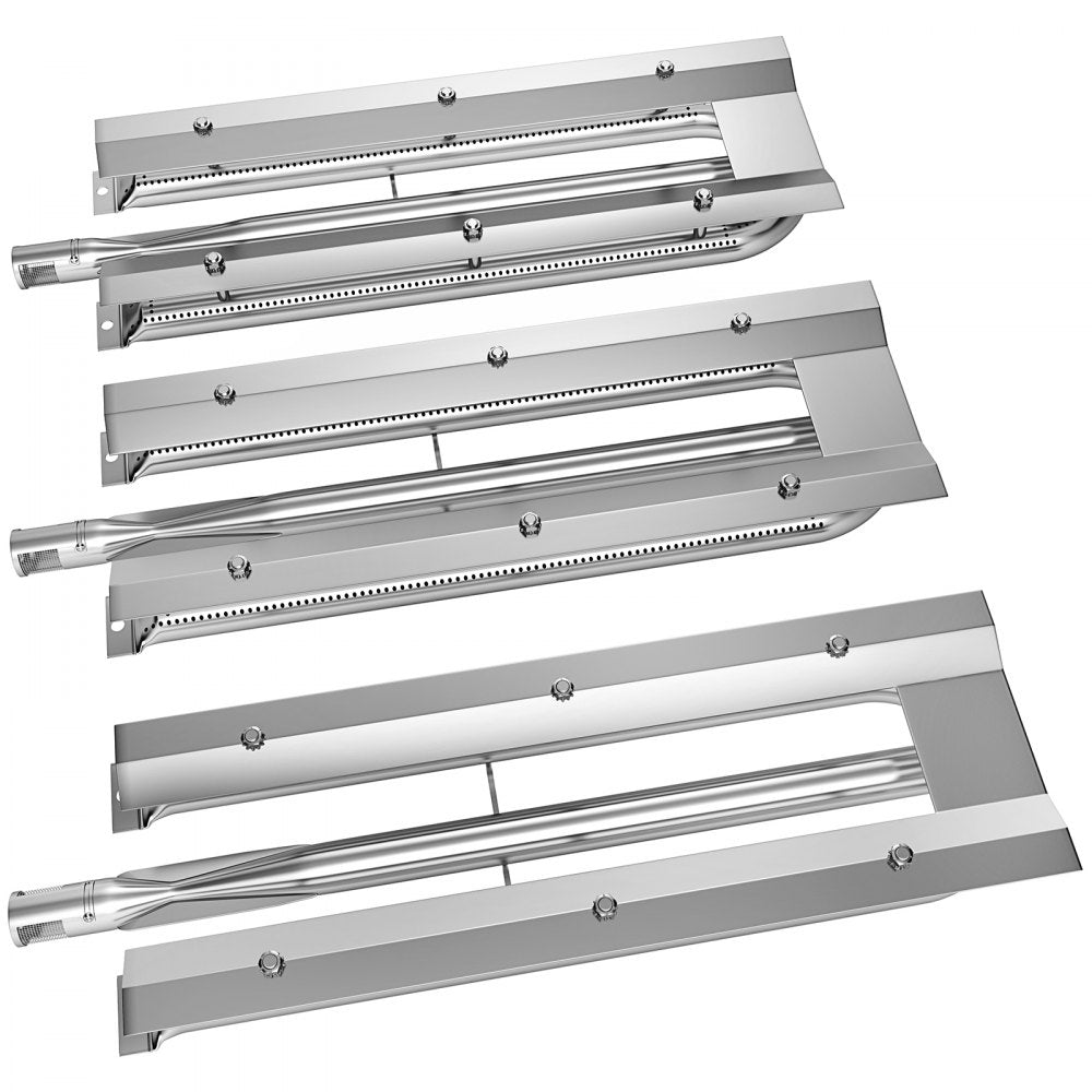 VV-UXBXGTDRSQ3-540MM - Stainless Steel U Burner, 21.7" x 6.9" for Grills