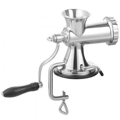 S#8 - Durable 304 Stainless Steel Manual Meat Grinder with Suction Cup Stability