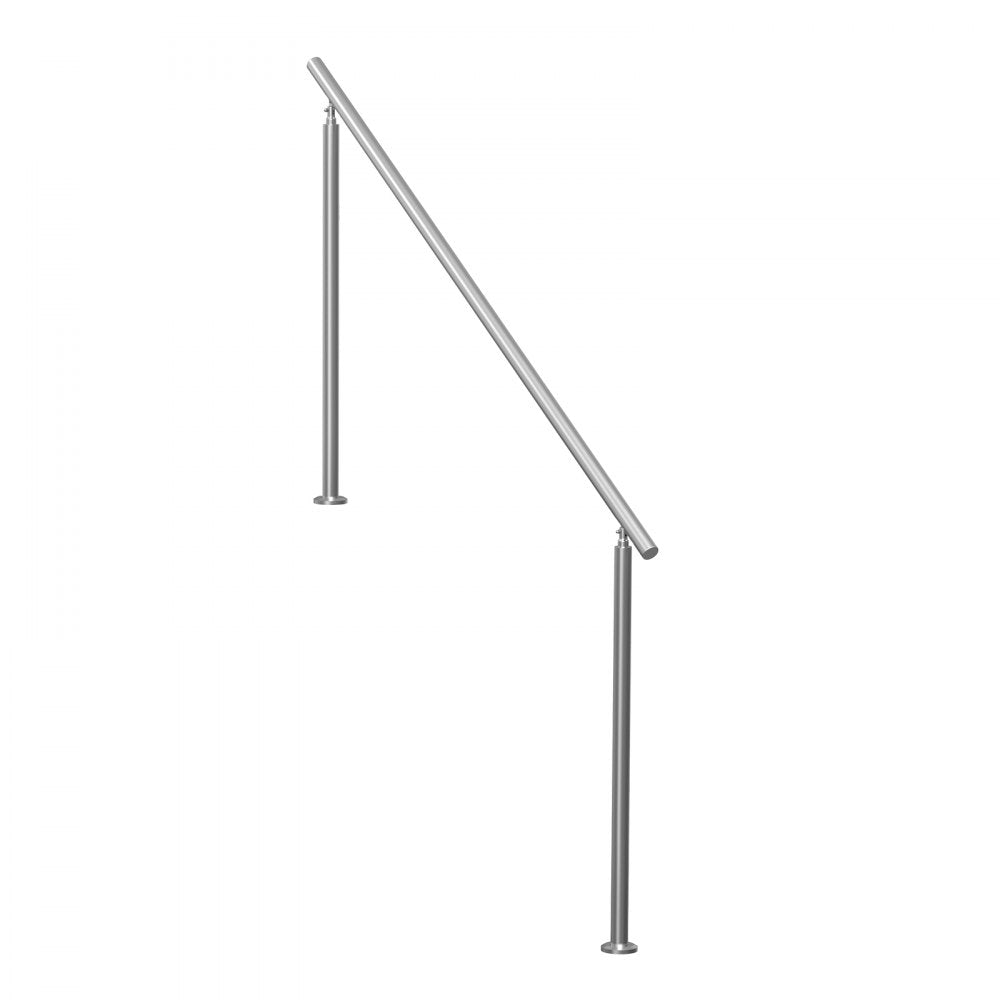 SSH-1S-180-0 - Adjustable Stainless Steel Handrail for Safe Outdoor Steps