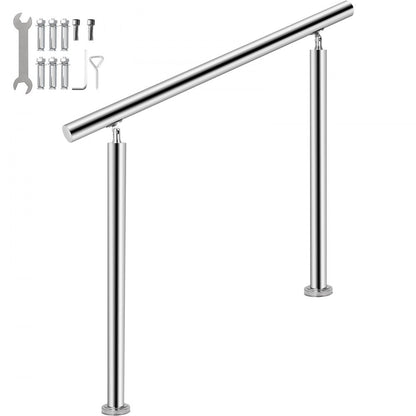 SLZ-100CM - Adjustable Stainless Steel Handrail for 2-3 Steps, 551 lbs Capacity