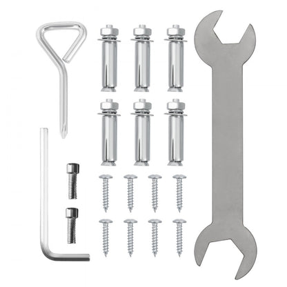 SLZ-100CM - Adjustable Stainless Steel Handrail for 2-3 Steps, 551 lbs Capacity