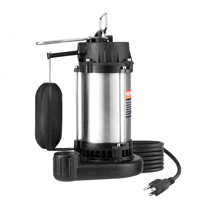 Q400191M - 0.5HP Submersible Sewage Pump with 4188GPH Flow Rate