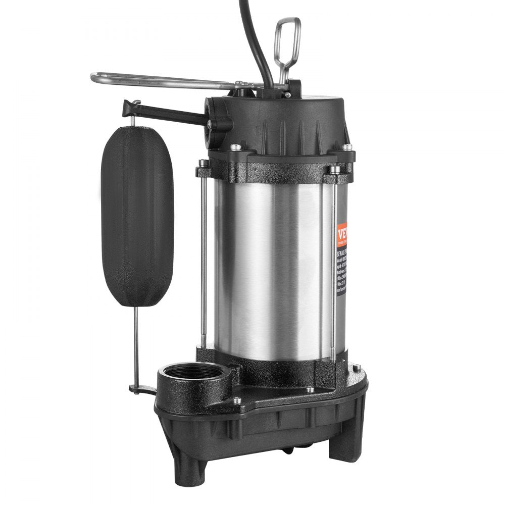 Q600212 - Powerful 0.75HP VEVOR Sewage Pump, 5000GPH, 28ft Lift