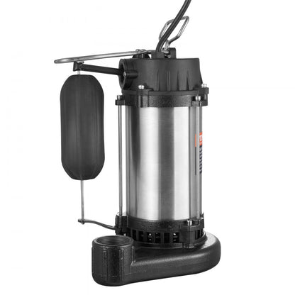 Q750191M - 1HP Submersible Sewage Pump with 34 ft Lift and 5770 GPH Flow