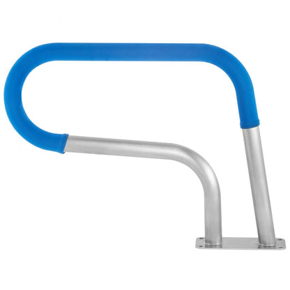 010994077009 - 30x22 Stainless Steel Pool Rail with Grip Cover, 250 lbs Capacity