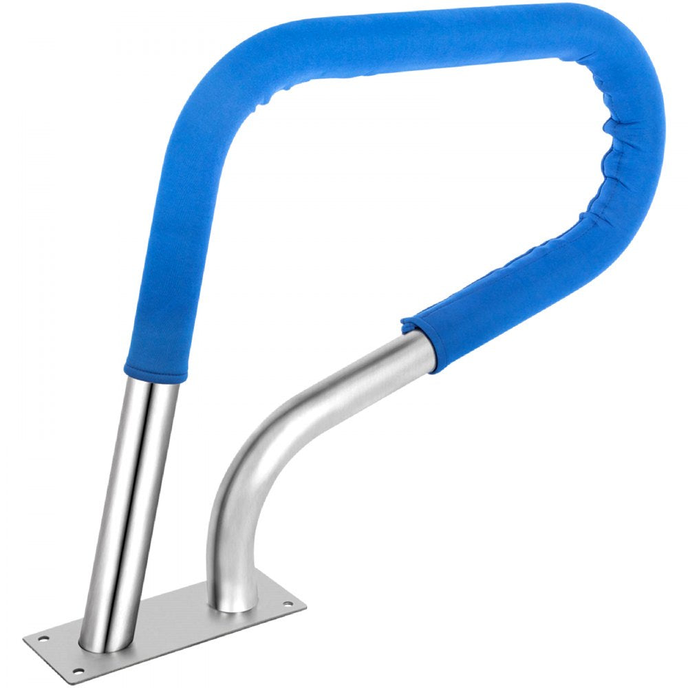 010822870375 - 32"L Rust-Proof Stainless Steel Pool Rail with Grip Cover