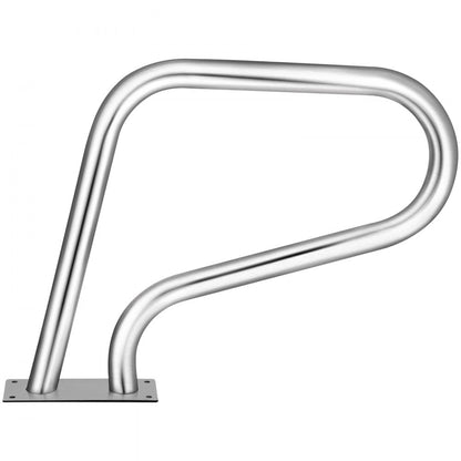 010822870375 - 32"L Rust-Proof Stainless Steel Pool Rail with Grip Cover