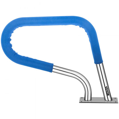 010822870375 - 32"L Rust-Proof Stainless Steel Pool Rail with Grip Cover