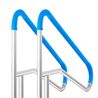 B-5532-D - Durable Stainless Steel Pool Handrail with Non-Slip Grips
