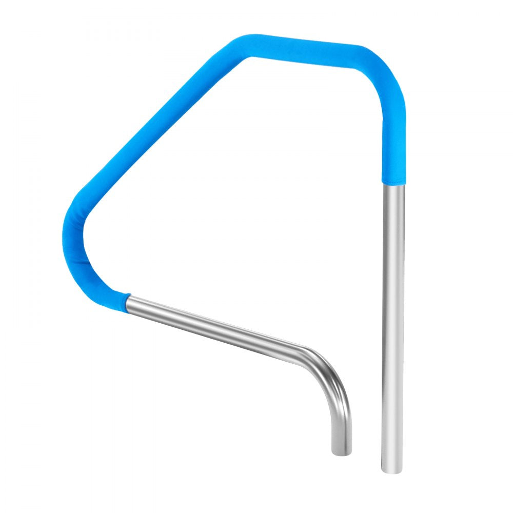 B-4637 - Durable Stainless Steel Pool Handrail with Non-Slip Grips