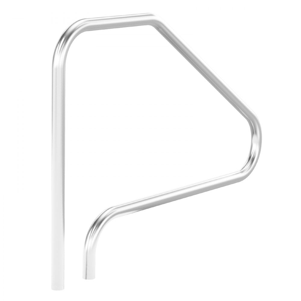 B-4637 - Durable Stainless Steel Pool Handrail with Non-Slip Grips