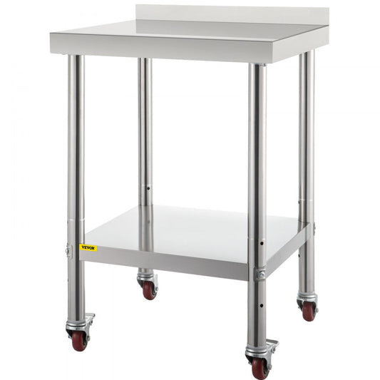 VV-SSWT-BJL-2424 - Heavy-Duty Stainless Steel Prep Table with 440lbs Capacity