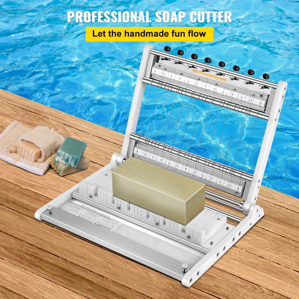 15*16*6 - VEVOR Adjustable Soap Cutter for 1-15 Bars, Stainless Steel