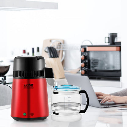 YMK40202 - 4L VEVOR Stainless Steel Water Distiller for Pure Hydration