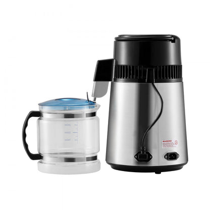 YMK40202 - 4L Stainless Steel Countertop Water Distiller, 750W Purifier