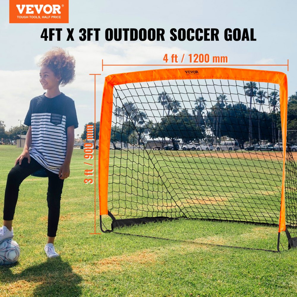 SSPDY4021AS - Lightweight Pop-Up Soccer Goal for Kids, Easy Setup & Carry