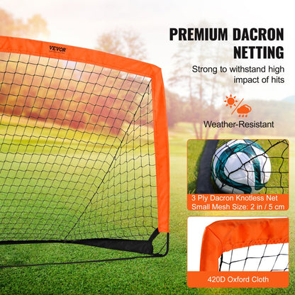 SSPDY4021AD - 4x3 ft VEVOR Lightweight Portable Soccer Goal, Ideal for Kids