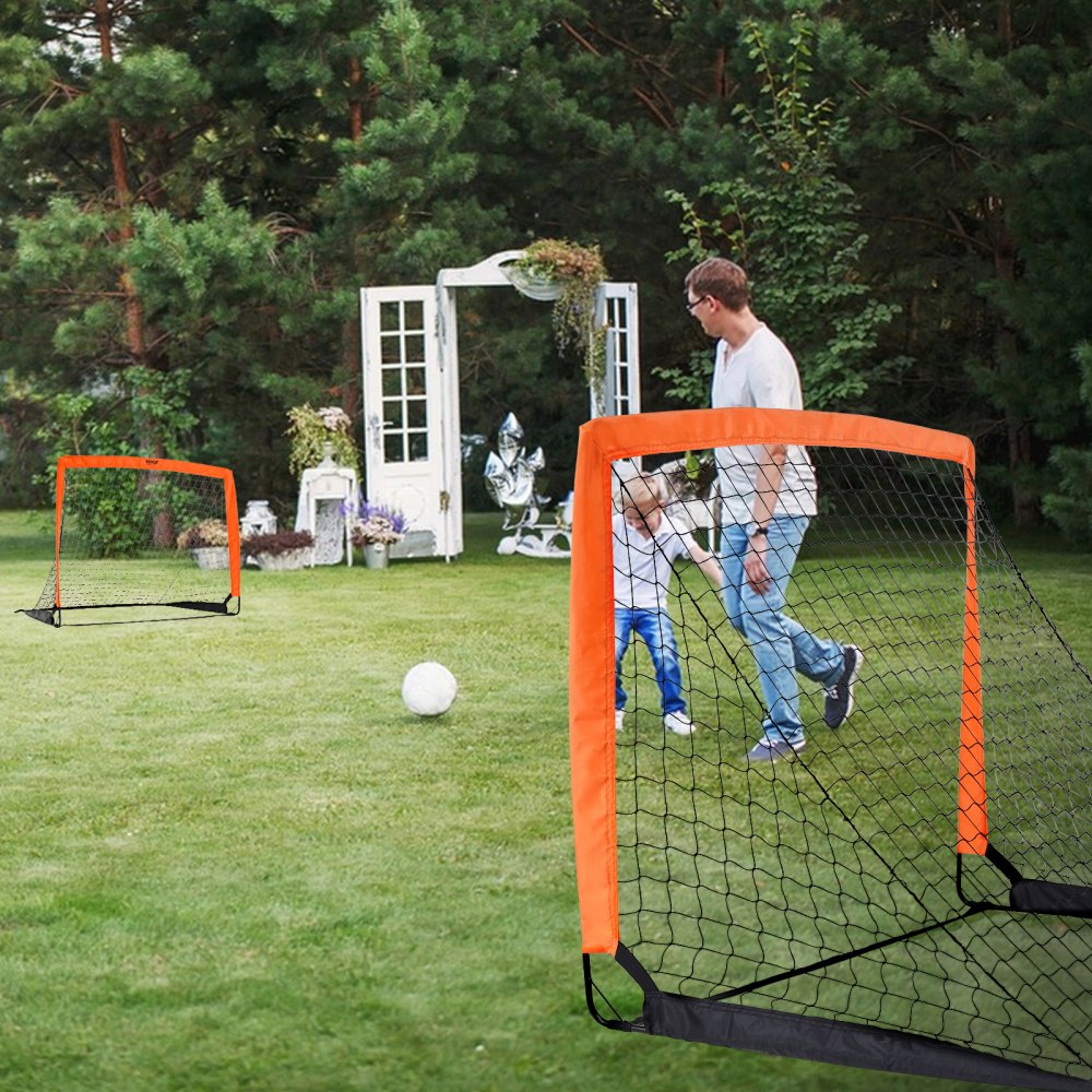 SSPDY4021AD - 4x3 ft VEVOR Lightweight Portable Soccer Goal, Ideal for Kids