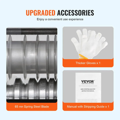 BXJDD60 - VEVOR 60W Automatic Wire Stripping Machine for 0.06-0.98" Wire