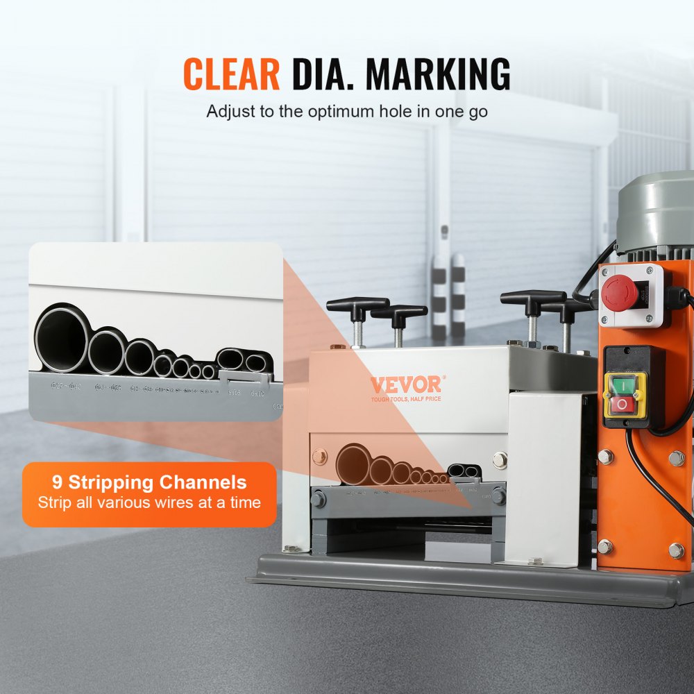 BXJDD1500 - Efficient VEVOR Cable Stripper for Scrap Copper, 1500W
