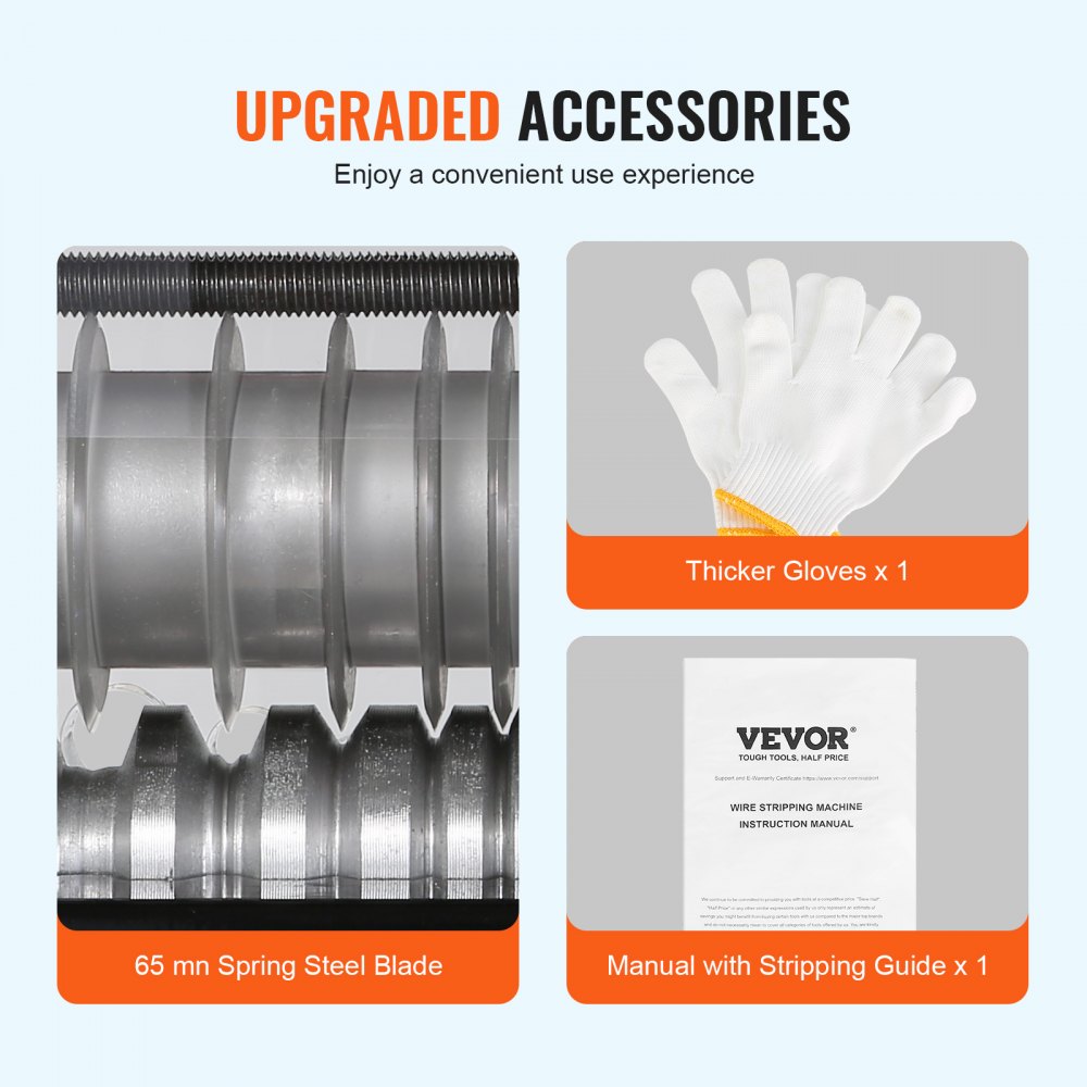 BXJDD1500 - Efficient VEVOR Cable Stripper for Scrap Copper, 1500W