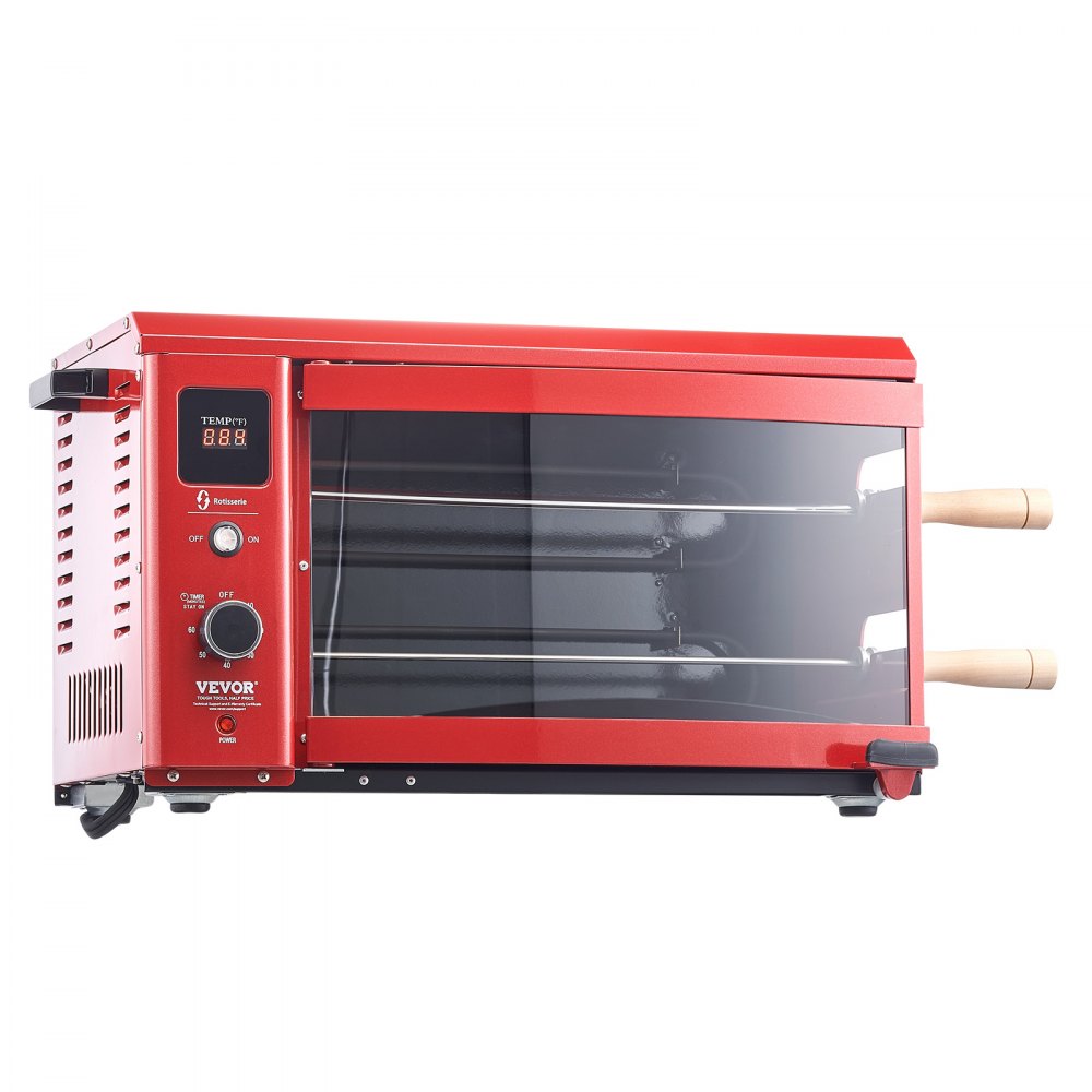 BD-02X - Electric 360° Rotating BBQ Grill for Juicy Meat Cooking