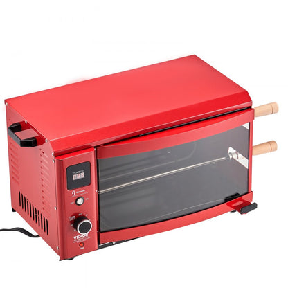 BD-02X - Electric 360° Rotating BBQ Grill for Juicy Meat Cooking