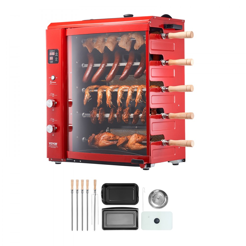 BG-05LXK - 360° Electric/Gas Shawarma Grill for Juicy BBQ Cooking