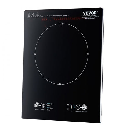 K1001 - 1800W Portable Induction Cooktop with Touch Controls