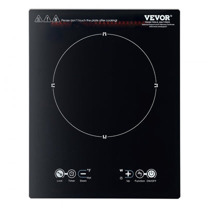 K1001 - 1800W Portable Induction Cooktop with Touch Controls