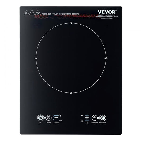 K1001 - 1800W Portable Induction Cooktop with Touch Controls