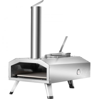 GB-PO12 - Portable 12" Wood Pellet Pizza Oven, Cooks in 90 Seconds