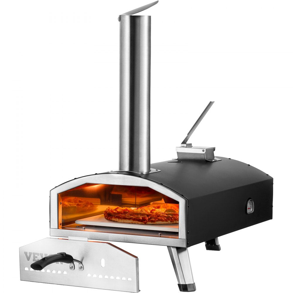 GB-PO12 - Portable 12 Inch Outdoor Pizza Oven for Quick Baking