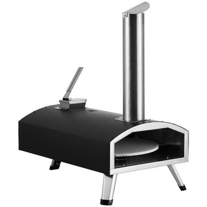GB-PO12R - 12-Inch Portable Wood Pellet Oven with Rotating Stone