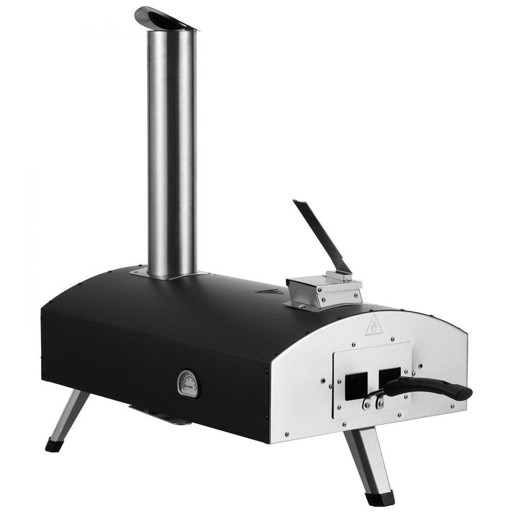 GB-PO12R - 12-Inch Portable Wood Pellet Oven with Rotating Stone