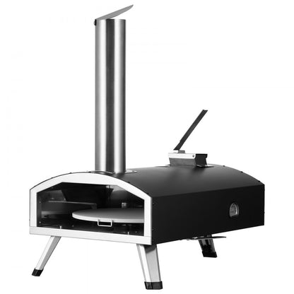 GB-PO12R - 12-Inch Portable Wood Pellet Oven with Rotating Stone