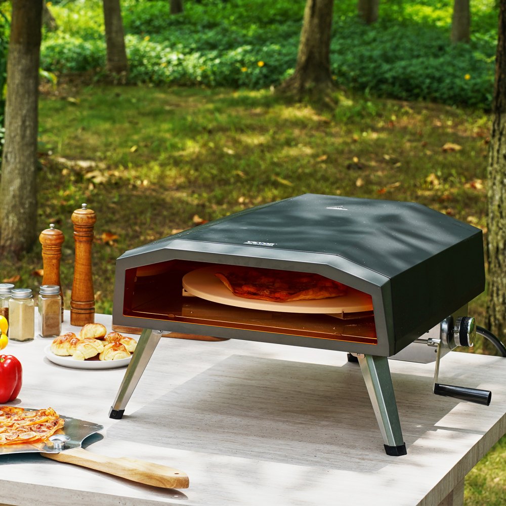 GB-GO13A - Portable Gas Pizza Oven, Bakes 13" Pizzas in 90 Seconds