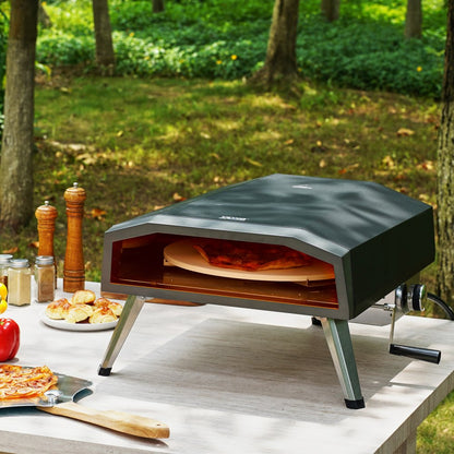 GB-GO13A - Portable Gas Pizza Oven, Bakes 13" Pizzas in 90 Seconds