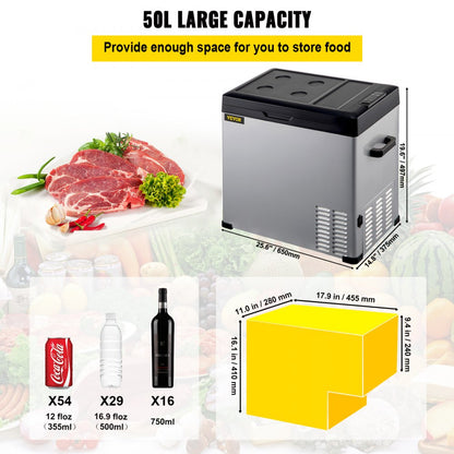 C50 - 53 Qt Portable Fridge with App Control & -4℉ to 68℉ Range