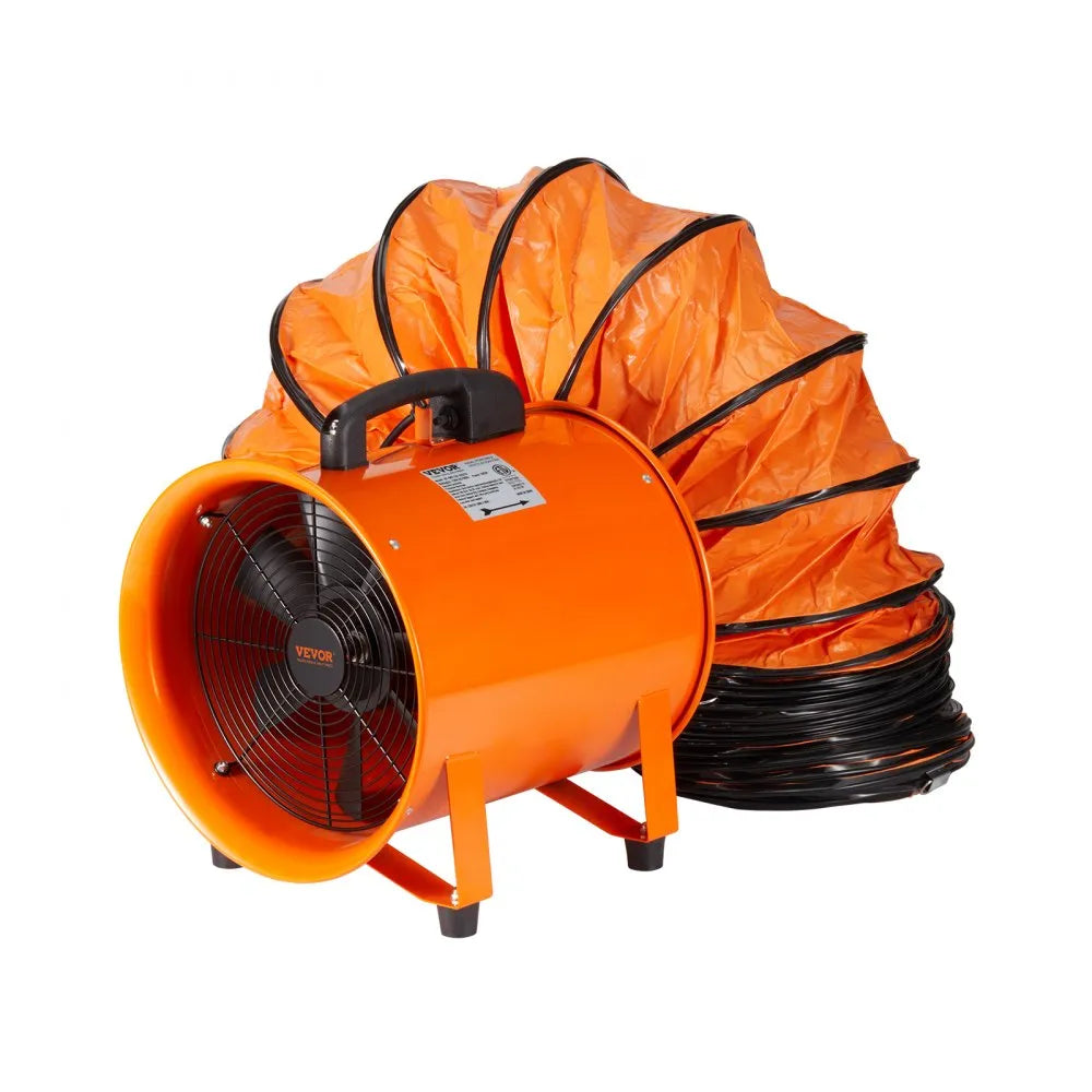 BT-SHT12A-U(S)10 - 12" VEVOR Portable Ventilator with 33ft Duct Hose