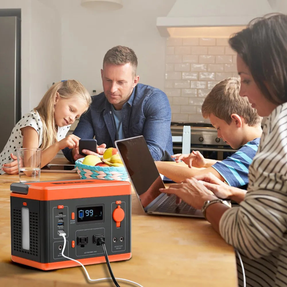 296WHBJCNDY - Compact Portable Power Station with LCD Screen & 296Wh Capacity