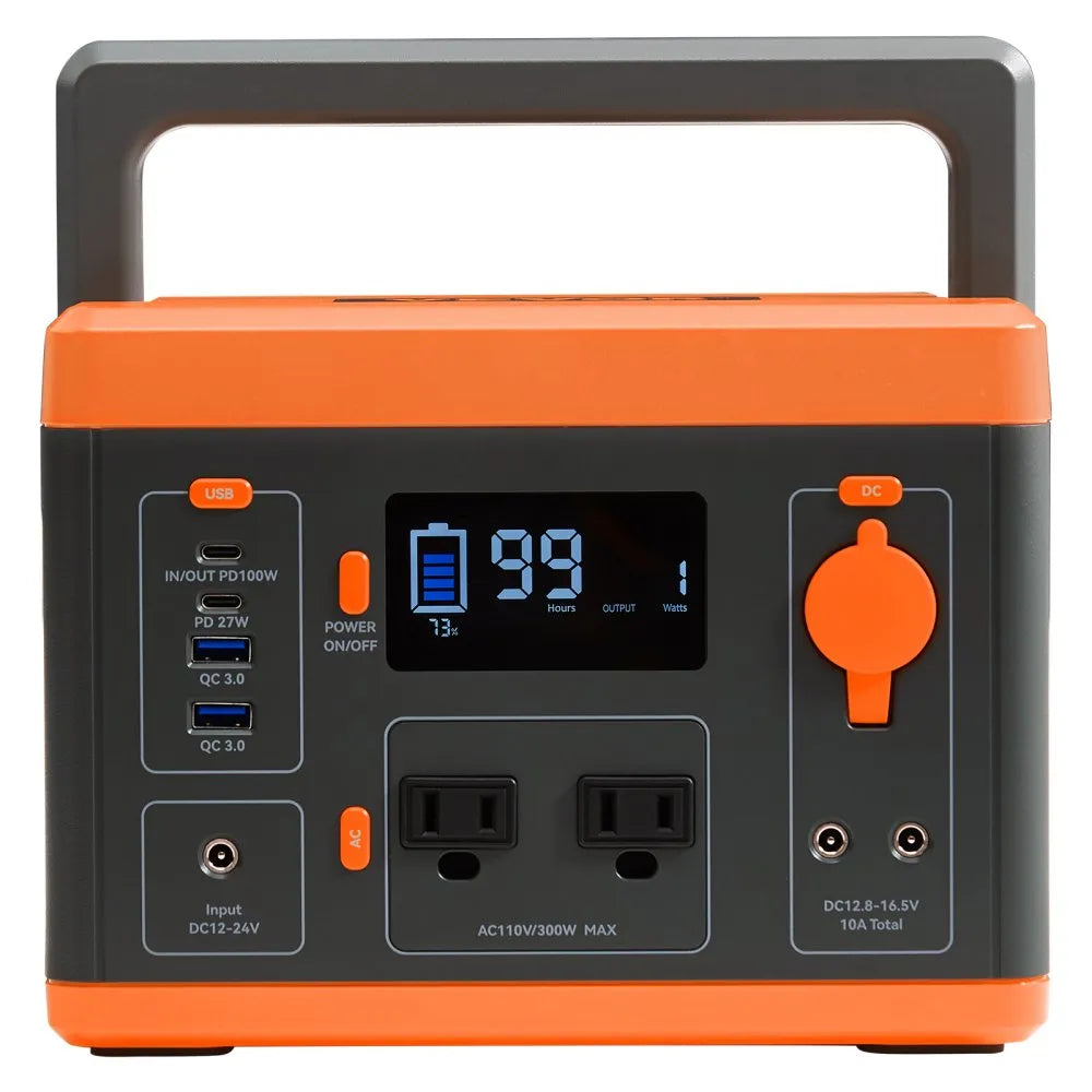 296WHBJCNDY - Compact Portable Power Station with LCD Screen & 296Wh Capacity