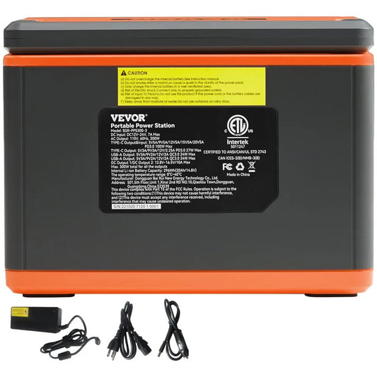 296WHBJCNDY - Compact Portable Power Station with LCD Screen & 296Wh Capacity
