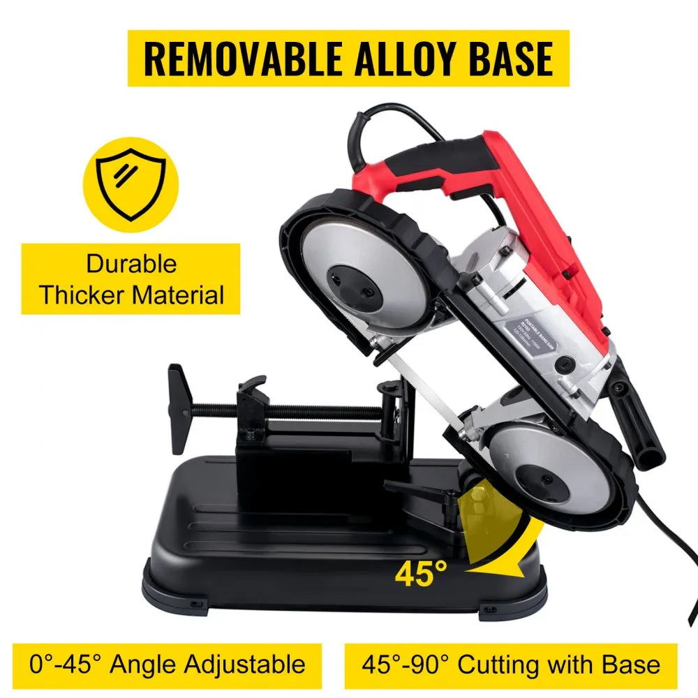5inMGCC1000-4 - 10 Amp Portable Bandsaw with LED Guide and 127mm Capacity
