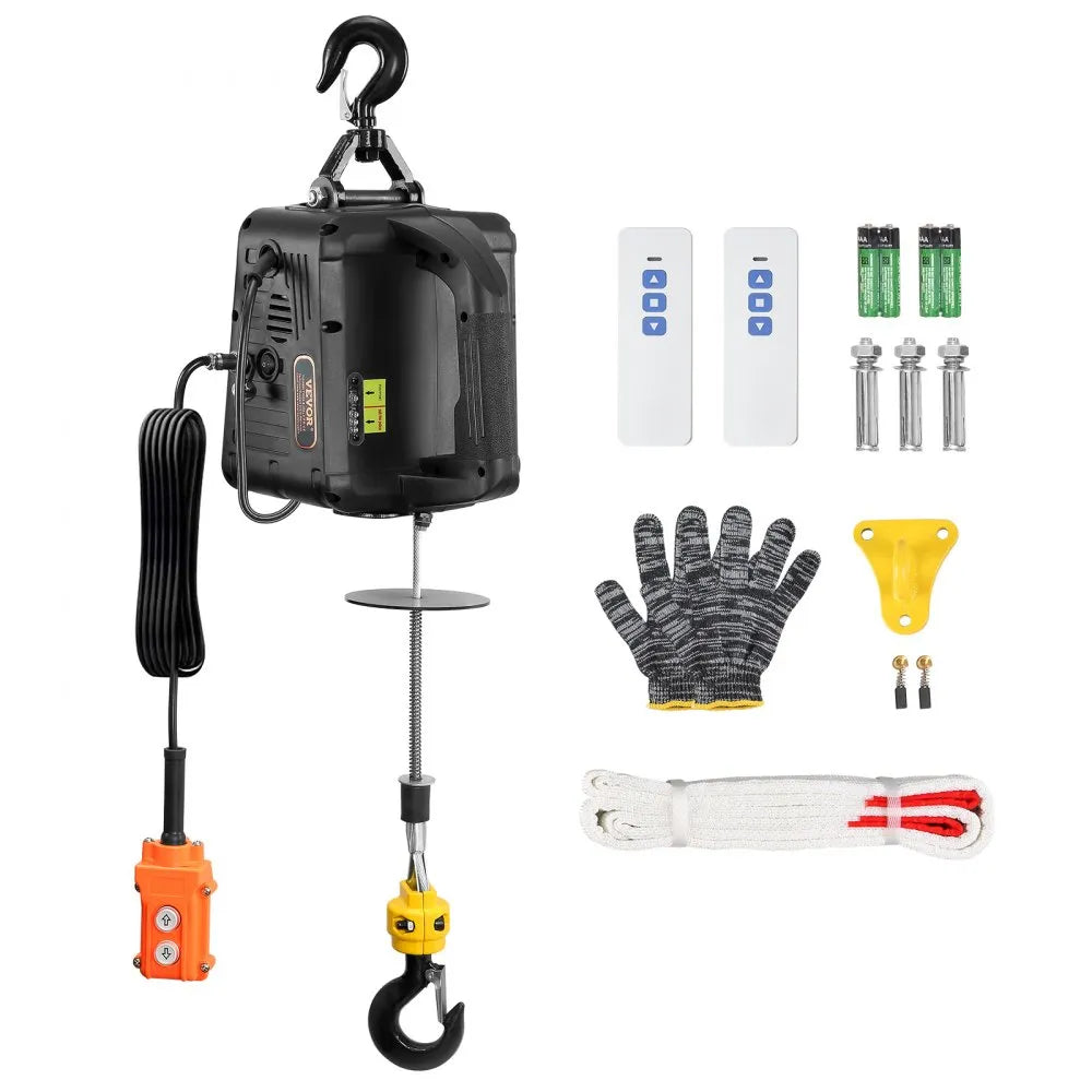 500-A - 1100lbs VEVOR Electric Hoist with 200ft Wireless Remote
