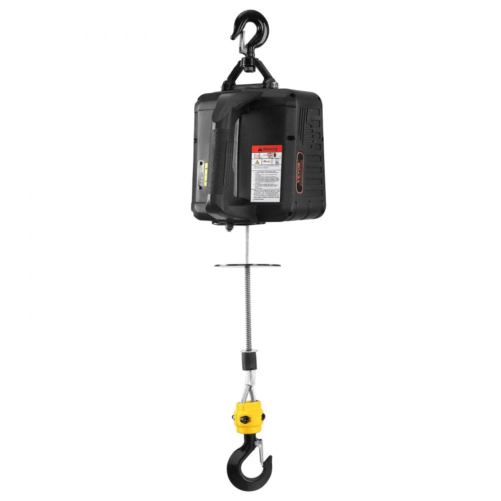 500-B - VEVOR 1100 lbs Wireless Electric Hoist Crane, 22.9 ft Lift Height