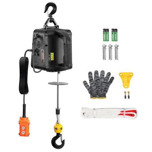 500-C - VEVOR 1100 lbs Electric Hoist Winch with 19ft Remote Control