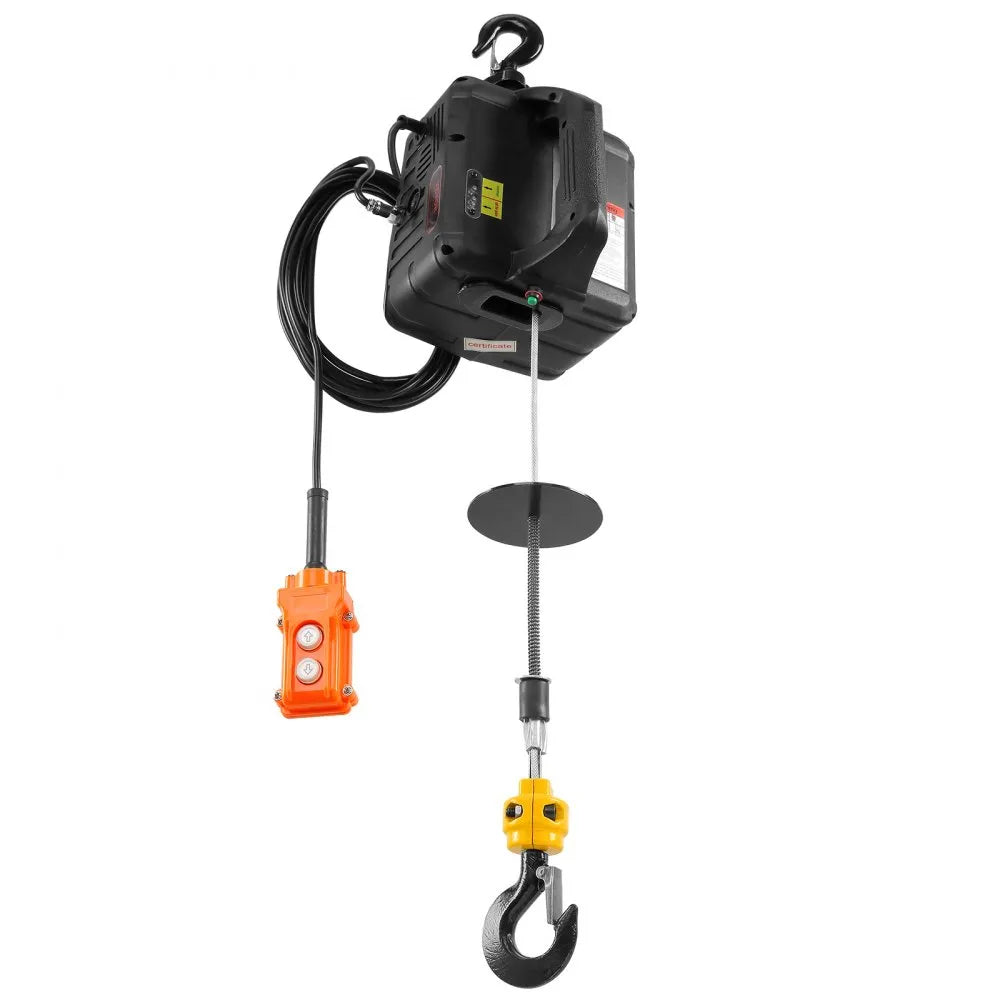 500-C - VEVOR 1100 lbs Electric Hoist Winch with 19ft Remote Control
